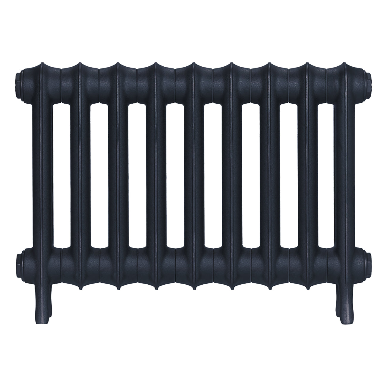 Emmeline I - Midnight Ink Cast Iron Column Radiator H407mm x W629mm 1 Column - Wall Hung