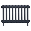 Emmeline I - Midnight Ink Cast Iron Column Radiator H407mm x W629mm 1 Column - Wall Hung