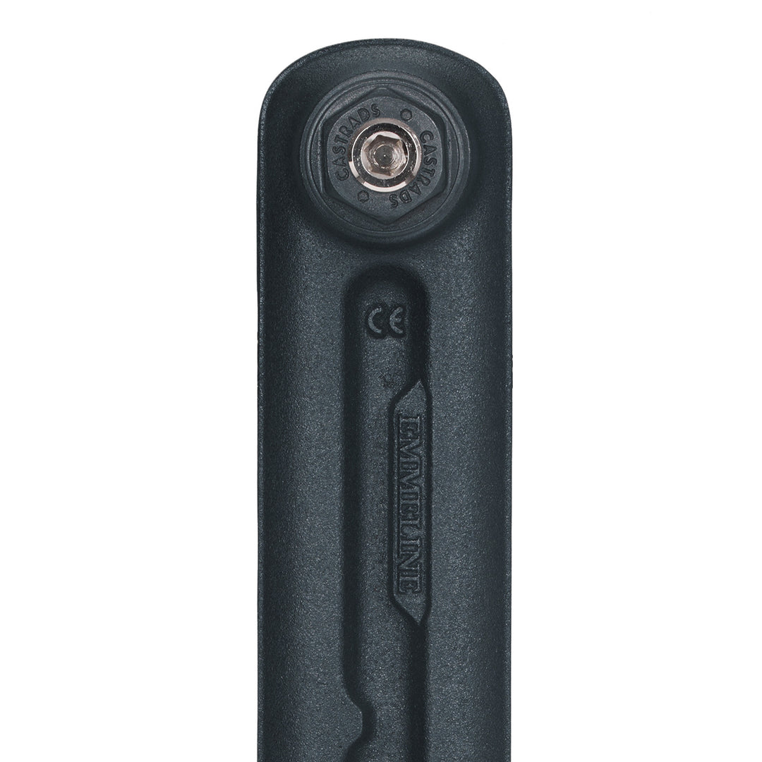 Emmeline Midnight Ink 1 column cast iron radiator, alternative product view highlighting the column contours, joined sections and traditional cast iron detailing