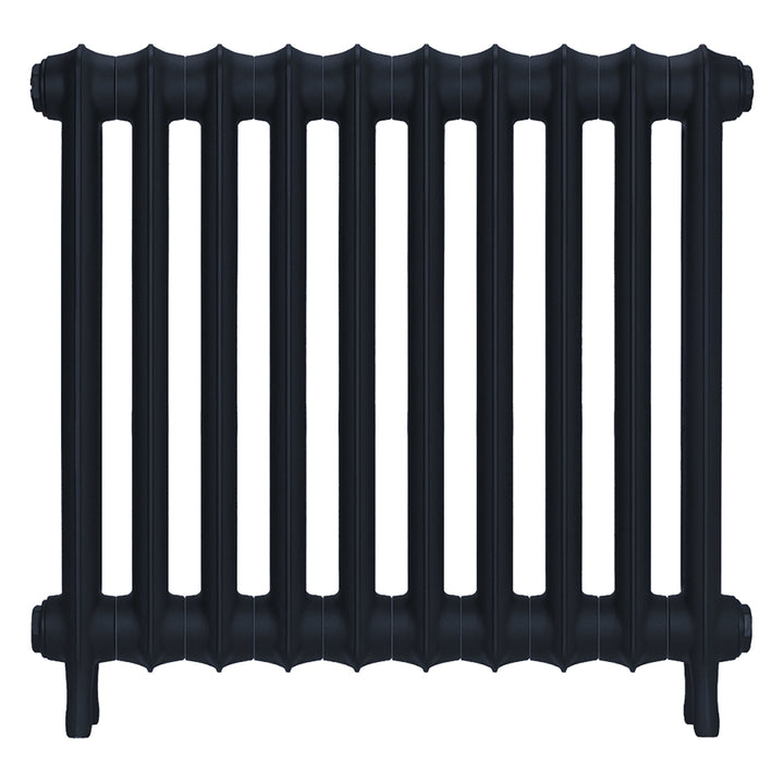 Emmeline II - Midnight Ink Cast Iron Column Radiator H613mm x W695mm 2 Column - Wall Hung