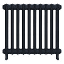 Emmeline II - Midnight Ink Cast Iron Column Radiator H613mm x W695mm 2 Column - Wall Hung