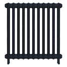 Emmeline II - Midnight Ink Cast Iron Column Radiator H813mm x W762mm 2 Column - Wall Hung