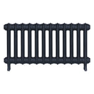 Emmeline II - Midnight Ink Cast Iron Column Radiator H413mm x W828mm 2 Column - Wall Hung