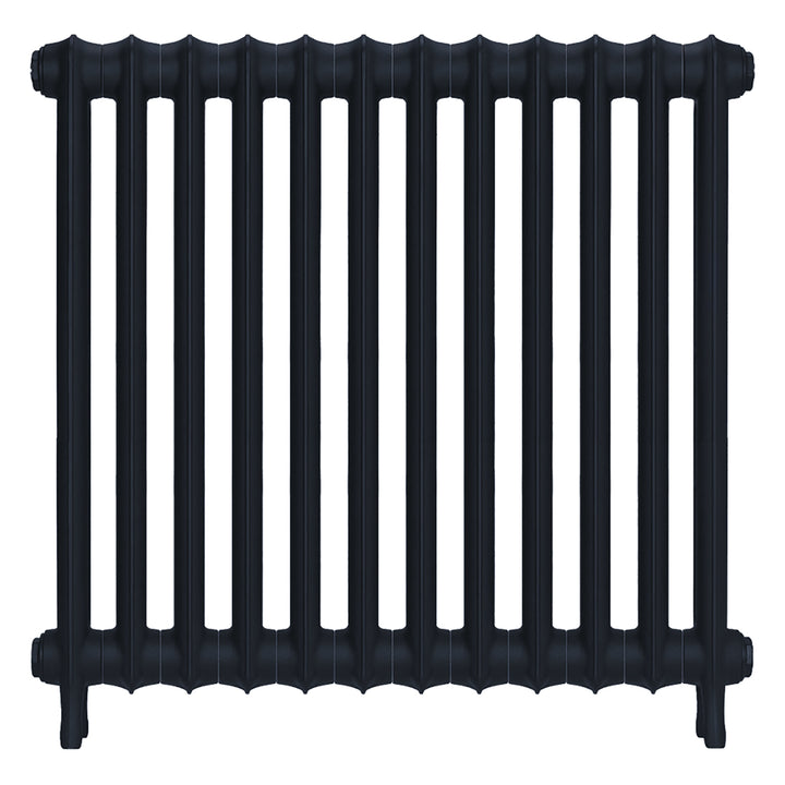 Emmeline II - Midnight Ink Cast Iron Column Radiator H813mm x W828mm 2 Column - Wall Hung