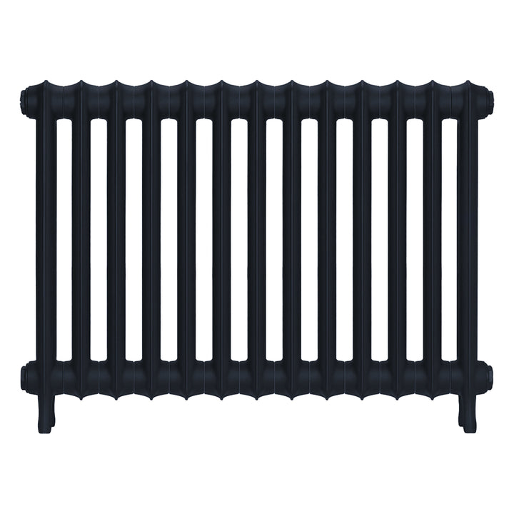 Emmeline II - Midnight Ink Cast Iron Column Radiator H613mm x W895mm 2 Column - Wall Hung