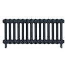 Emmeline II - Midnight Ink Cast Iron Column Radiator H413mm x W961mm 2 Column - Wall Hung