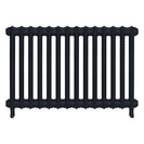 Emmeline II - Midnight Ink Cast Iron Column Radiator H613mm x W961mm 2 Column - Wall Hung