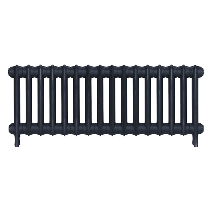 Emmeline II - Midnight Ink Cast Iron Column Radiator H413mm x W1094mm 2 Column - Wall Hung