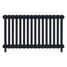 Emmeline II - Midnight Ink Cast Iron Column Radiator H613mm x W1094mm 2 Column - Wall Hung