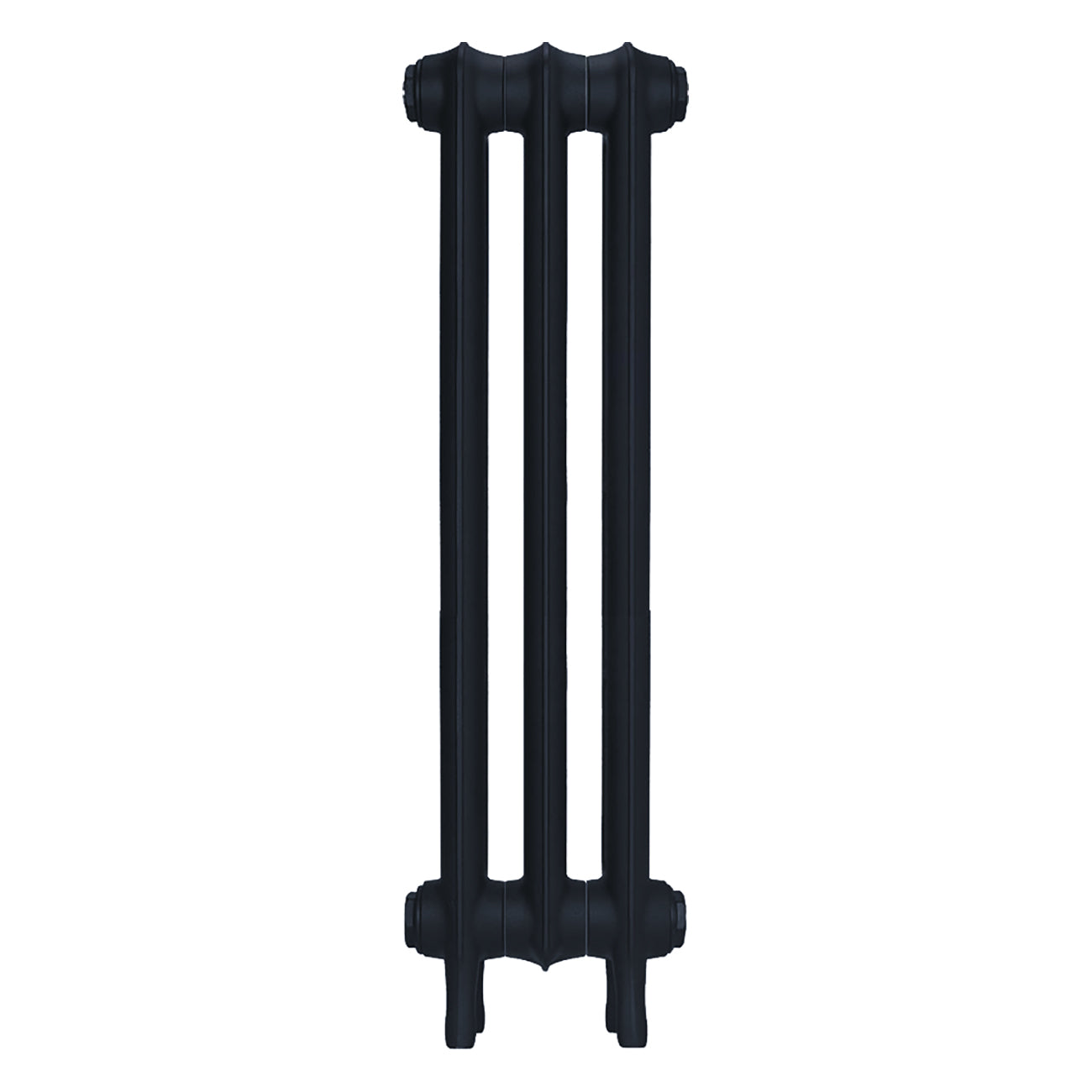 Emmeline II - Midnight Ink Cast Iron Column Radiator H813mm x W230mm 2 Column - Wall Hung