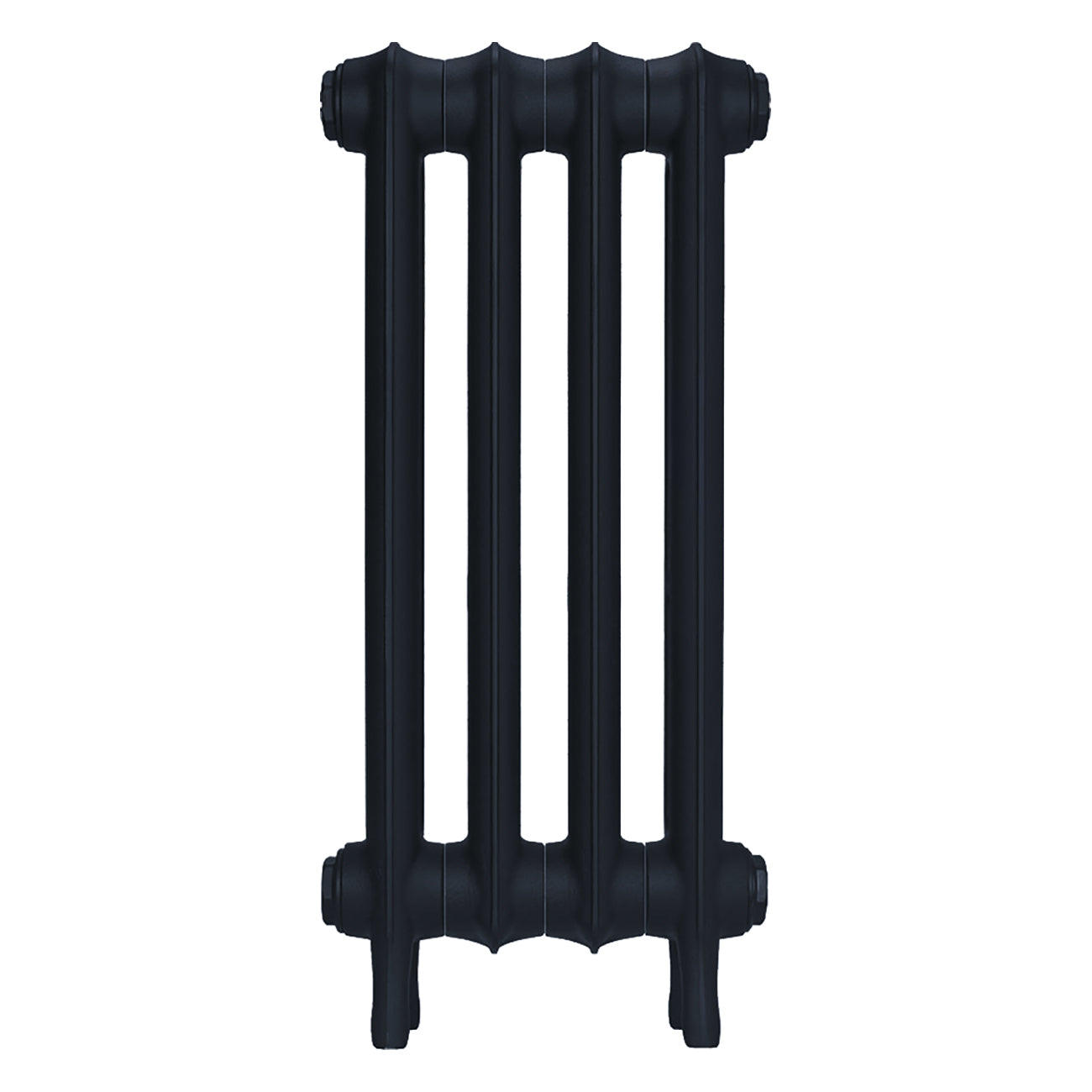 Emmeline II - Midnight Ink Cast Iron Column Radiator H613mm x W296mm 2 Column - Wall Hung