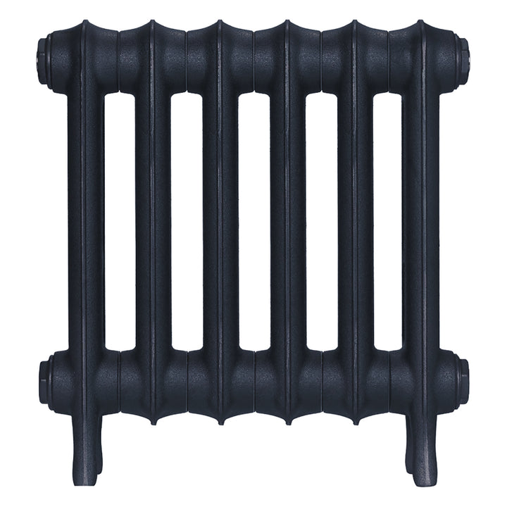 Emmeline II - Midnight Ink Cast Iron Column Radiator H413mm x W429mm 2 Column - Wall Hung