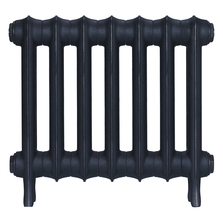 Emmeline II - Midnight Ink Cast Iron Column Radiator H413mm x W496mm 2 Column - Wall Hung