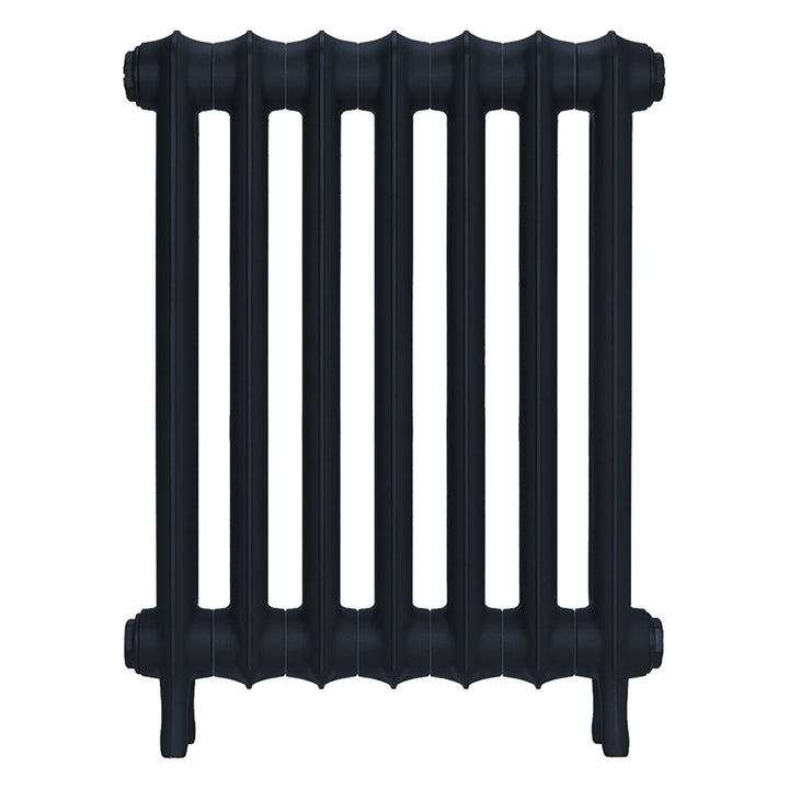 Emmeline II - Midnight Ink Cast Iron Column Radiator H613mm x W496mm 2 Column - Wall Hung