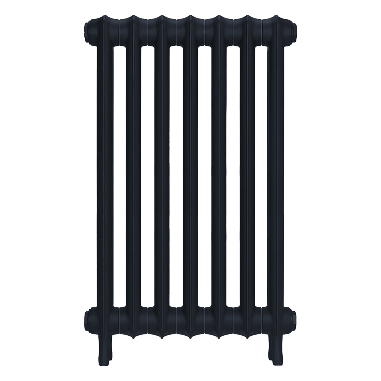 Emmeline II - Midnight Ink Cast Iron Column Radiator H813mm x W496mm 2 Column - Wall Hung
