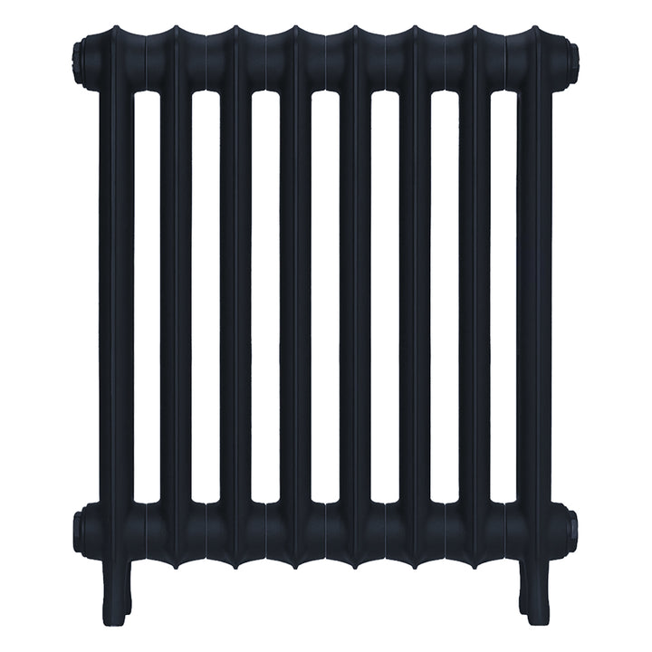 Emmeline II - Midnight Ink Cast Iron Column Radiator H613mm x W562mm 2 Column - Wall Hung