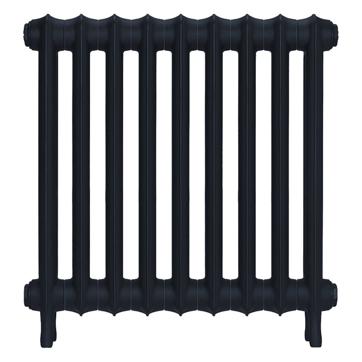 Emmeline II - Midnight Ink Cast Iron Column Radiator H613mm x W629mm 2 Column - Wall Hung