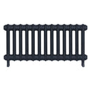 Emmeline III - Midnight Ink Cast Iron Column Radiator H416mm x W895mm 3 Column - Wall Hung