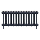 Emmeline III - Midnight Ink Cast Iron Column Radiator H416mm x W961mm 3 Column - Wall Hung