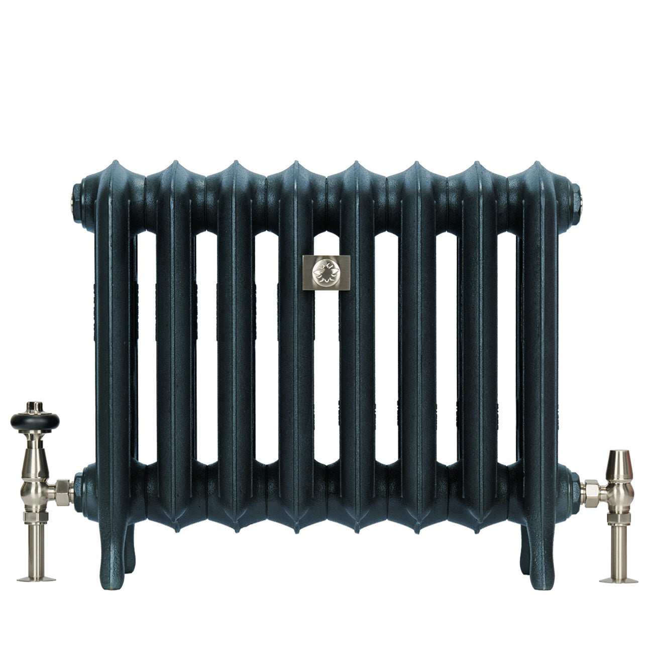 Emmeline III - Midnight Ink Cast Iron Column Radiator H470mm x W762mm 3 Column - Floor Standing