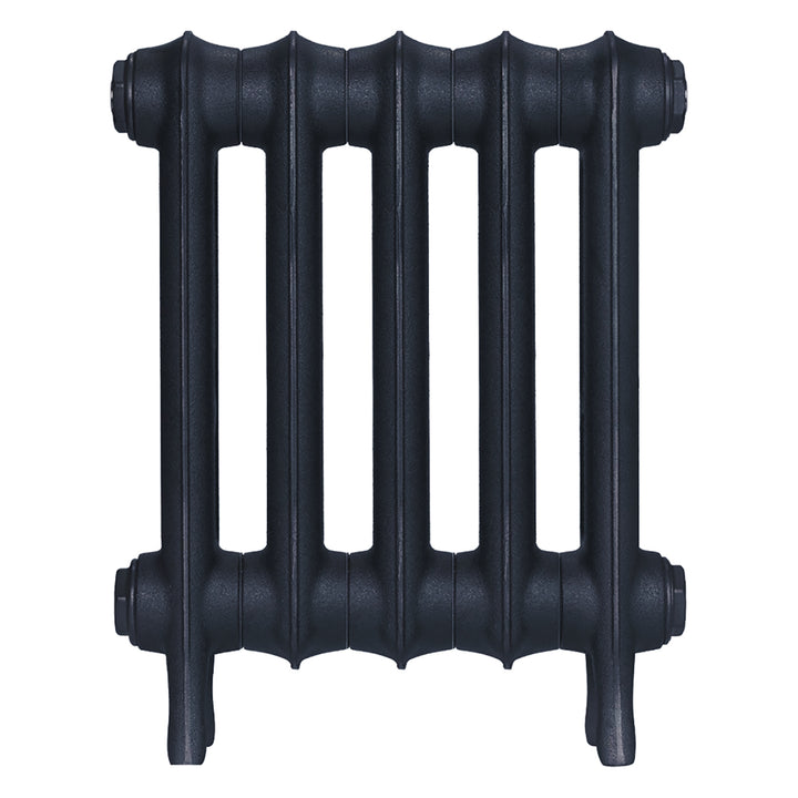 Emmeline III - Midnight Ink Cast Iron Column Radiator H416mm x W363mm 3 Column - Wall Hung