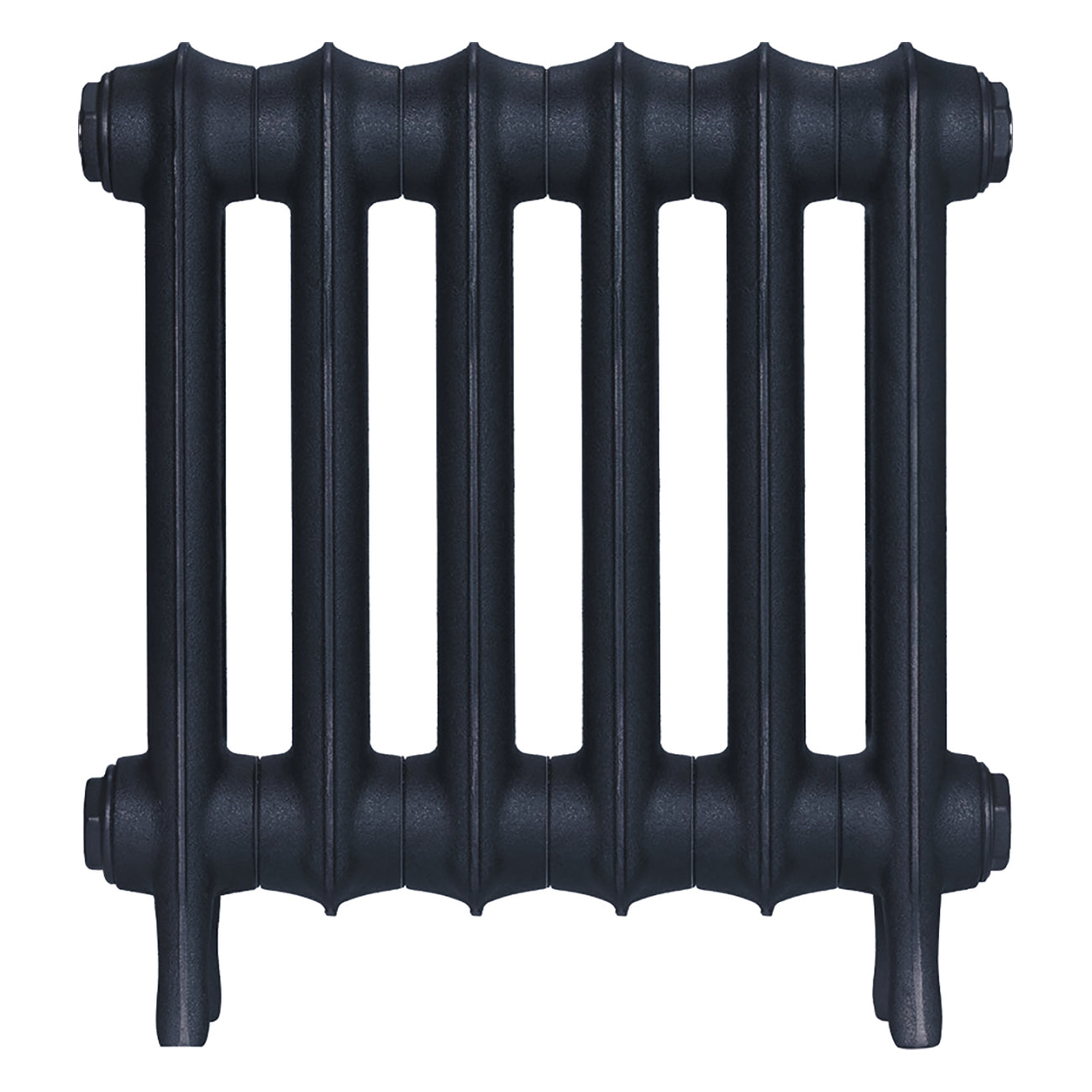 Emmeline III - Midnight Ink Cast Iron Column Radiator H416mm x W429mm 3 Column - Wall Hung