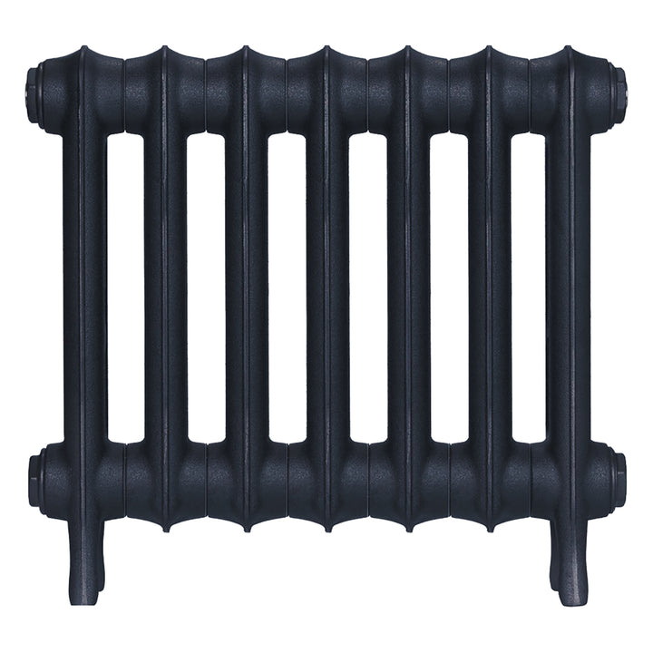 Emmeline III - Midnight Ink Cast Iron Column Radiator H416mm x W496mm 3 Column - Wall Hung