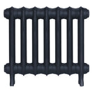 Emmeline III - Midnight Ink Cast Iron Column Radiator H416mm x W496mm 3 Column - Wall Hung