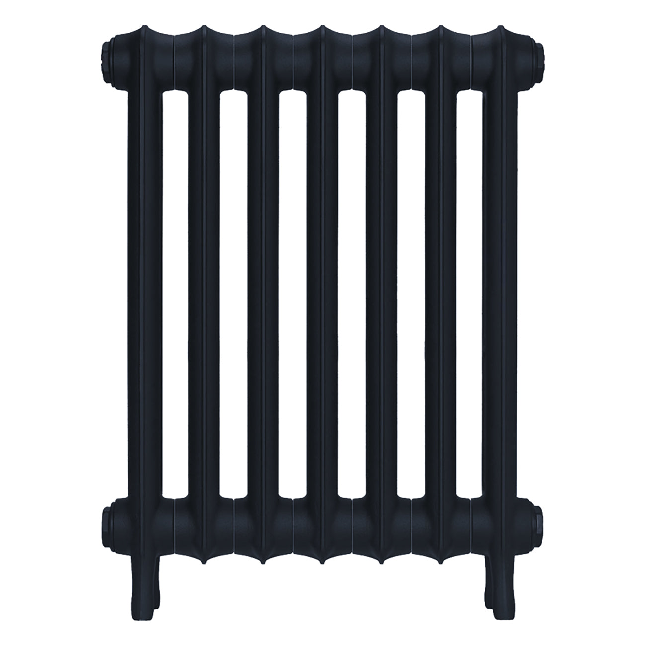 Emmeline III - Midnight Ink Cast Iron Column Radiator H616mm x W496mm 3 Column - Wall Hung