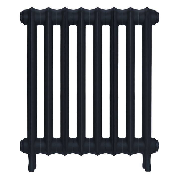 Emmeline III - Midnight Ink Cast Iron Column Radiator H616mm x W562mm 3 Column - Wall Hung