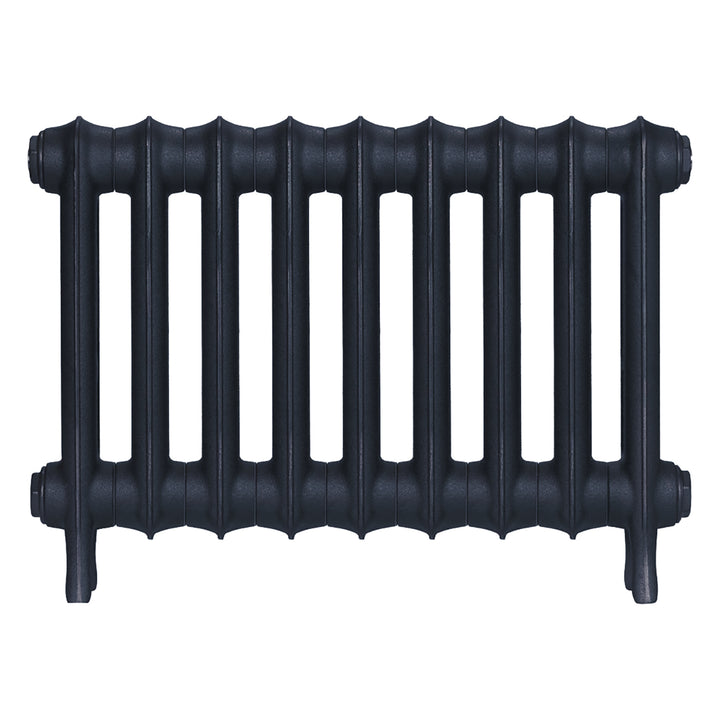 Emmeline III - Midnight Ink Cast Iron Column Radiator H416mm x W629mm 3 Column - Wall Hung