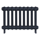 Emmeline III - Midnight Ink Cast Iron Column Radiator H416mm x W629mm 3 Column - Wall Hung