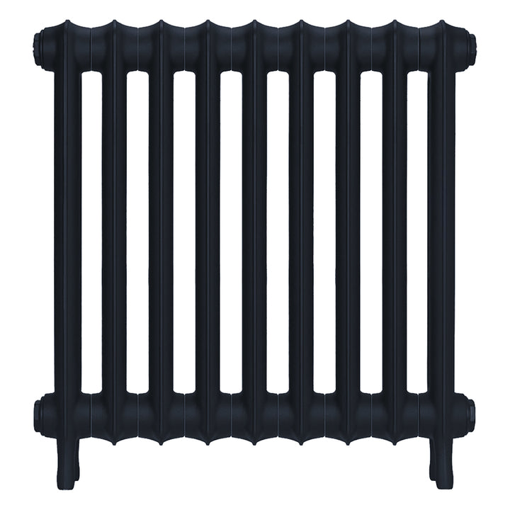 Emmeline III - Midnight Ink Cast Iron Column Radiator H616mm x W629mm 3 Column - Wall Hung