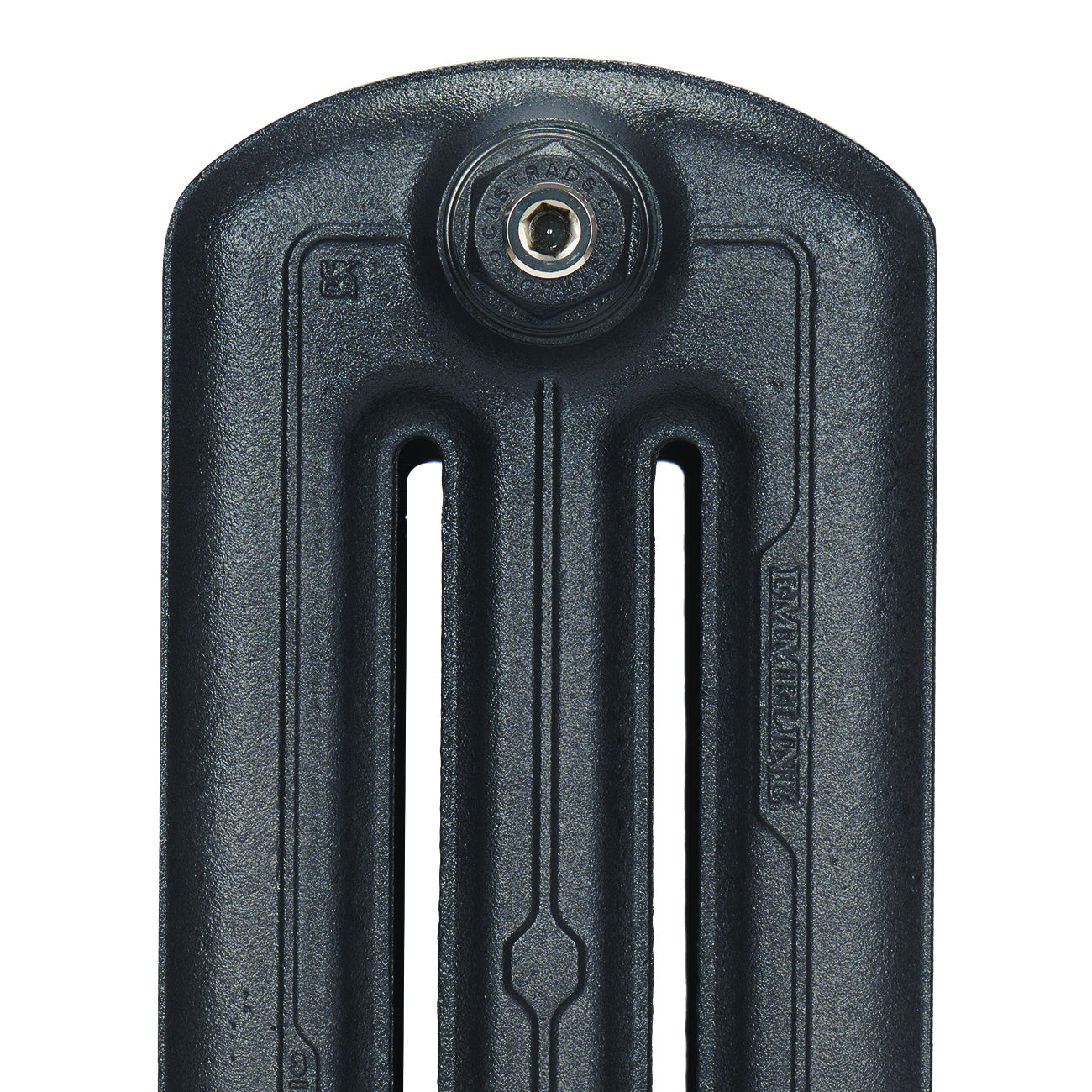Emmeline III - Midnight Ink Cast Iron Column Radiator H470mm x W296mm 3 Column - Floor Standing