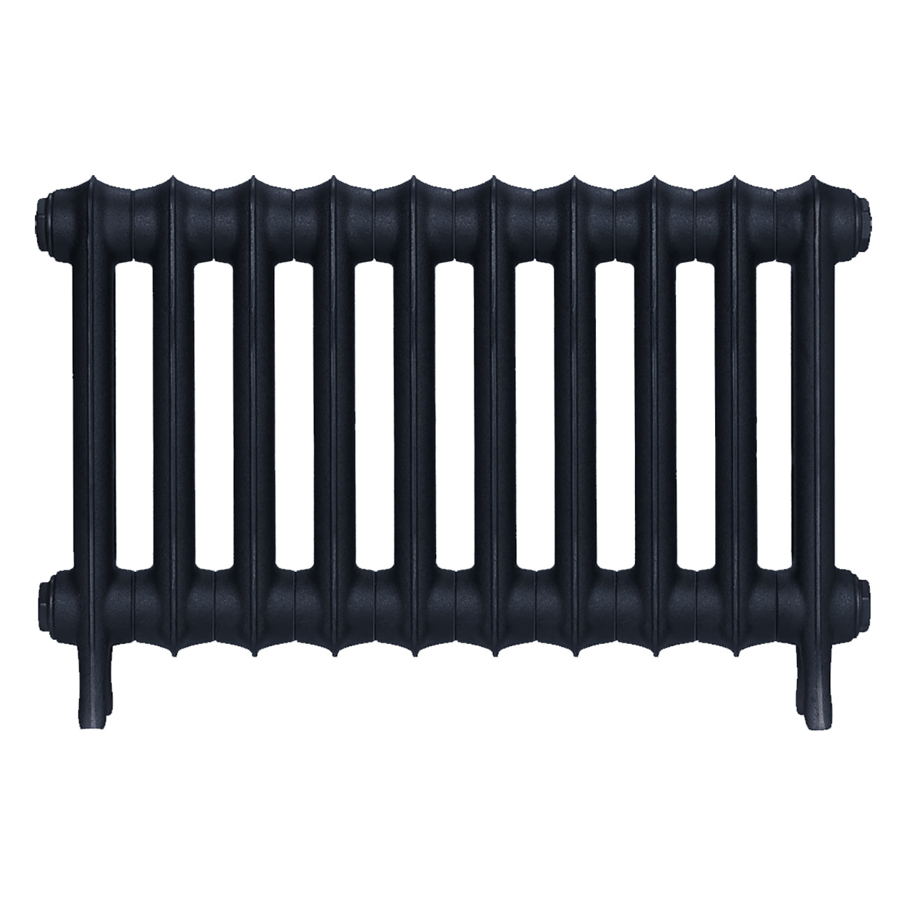 Emmeline I - Pencil Grey Cast Iron Column Radiator H407mm x W695mm 1 Column - Wall Hung