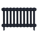 Emmeline I - Pencil Grey Cast Iron Column Radiator H407mm x W695mm 1 Column - Wall Hung