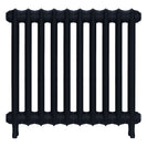 Emmeline I - Pencil Grey Cast Iron Column Radiator H607mm x W695mm 1 Column - Wall Hung