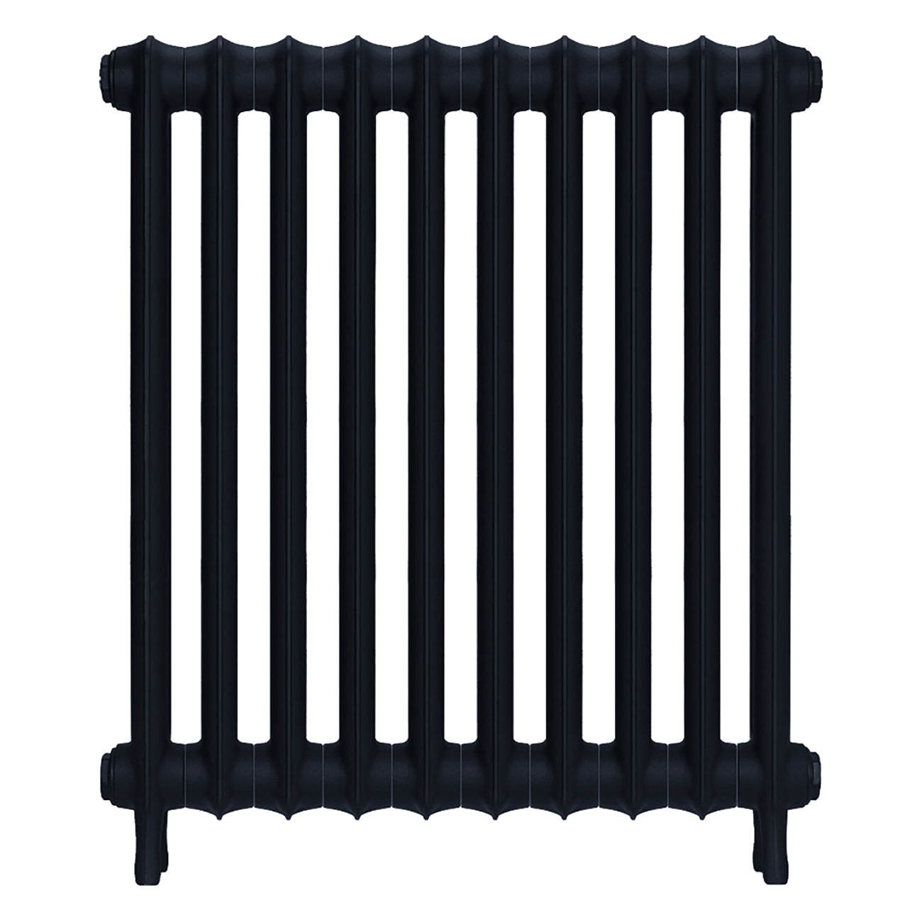 Emmeline I - Pencil Grey Cast Iron Column Radiator H807mm x W695mm 1 Column - Wall Hung
