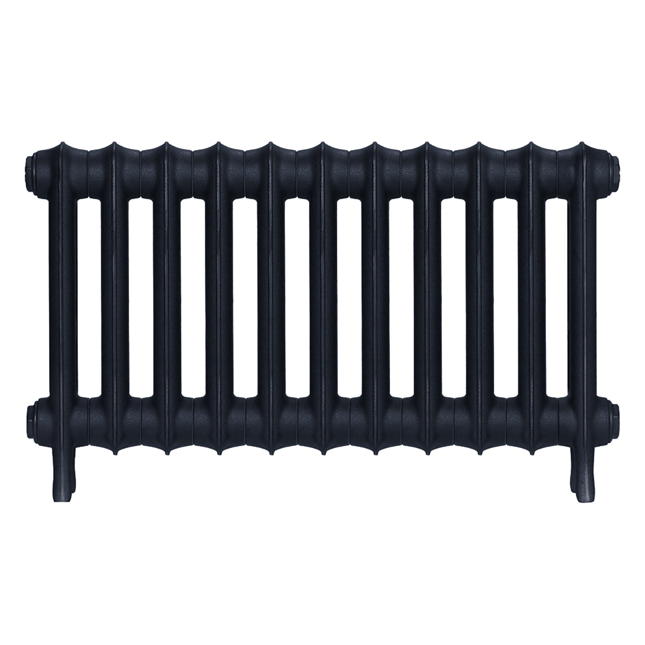 Emmeline I - Pencil Grey Cast Iron Column Radiator H407mm x W762mm 1 Column - Wall Hung
