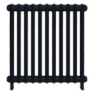 Emmeline I - Pencil Grey Cast Iron Column Radiator H807mm x W762mm 1 Column - Wall Hung