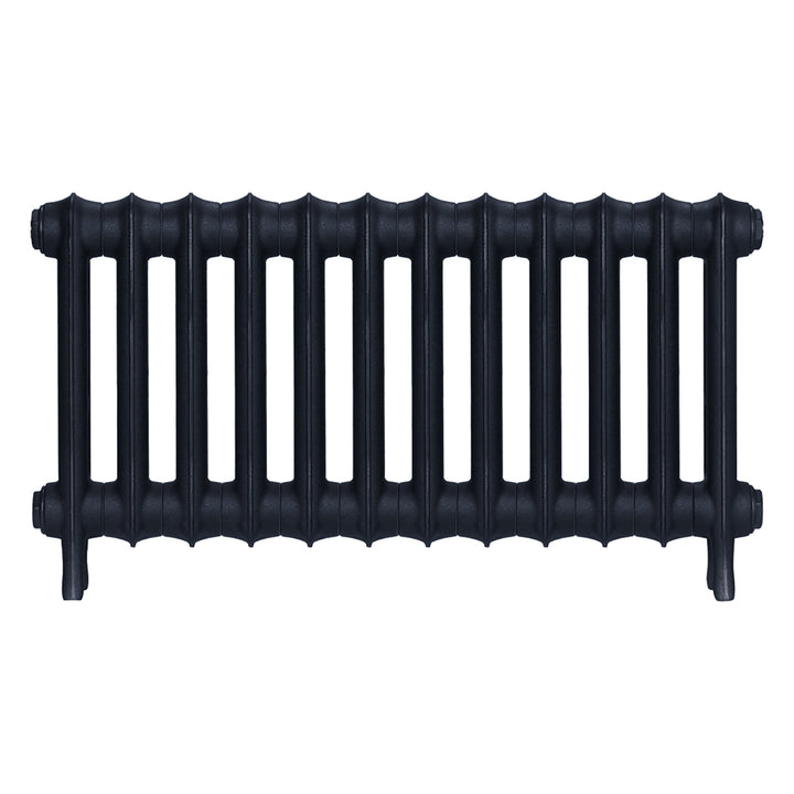 Emmeline I - Pencil Grey Cast Iron Column Radiator H407mm x W828mm 1 Column - Wall Hung