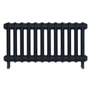 Emmeline I - Pencil Grey Cast Iron Column Radiator H407mm x W828mm 1 Column - Wall Hung