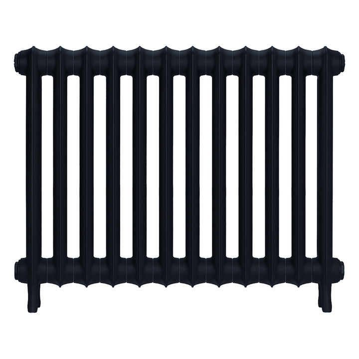 Emmeline I - Pencil Grey Cast Iron Column Radiator H607mm x W828mm 1 Column - Wall Hung