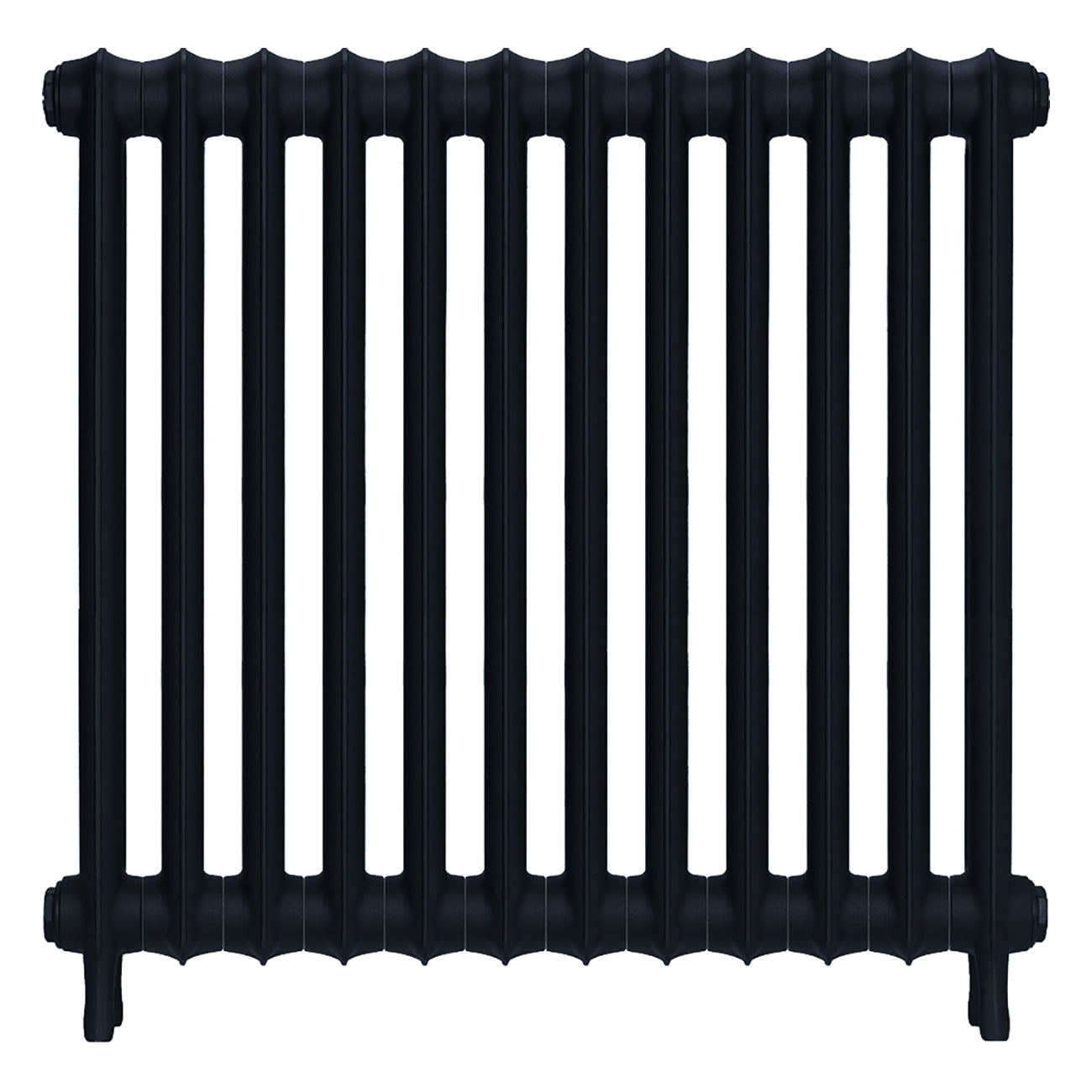 Emmeline I - Pencil Grey Cast Iron Column Radiator H807mm x W828mm 1 Column - Wall Hung