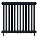 Emmeline I - Pencil Grey Cast Iron Column Radiator H807mm x W828mm 1 Column - Wall Hung