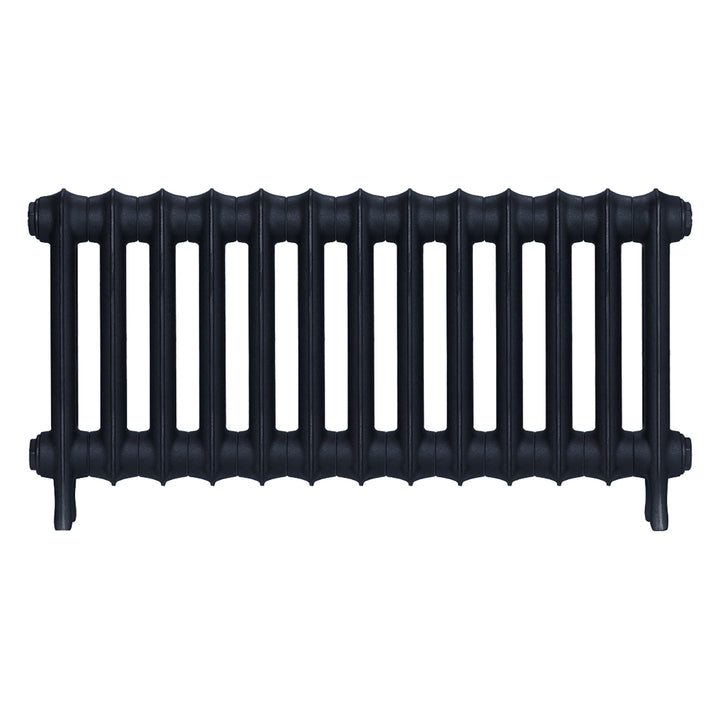 Emmeline I - Pencil Grey Cast Iron Column Radiator H407mm x W895mm 1 Column - Wall Hung