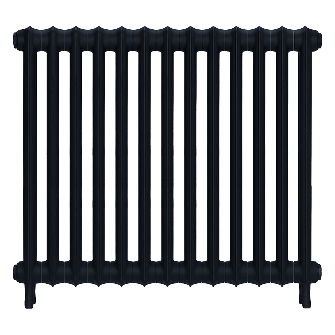 Emmeline I - Pencil Grey Cast Iron Column Radiator H807mm x W895mm 1 Column - Wall Hung