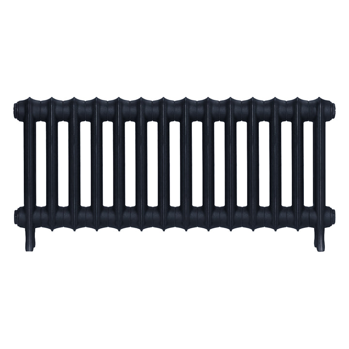 Emmeline I - Pencil Grey Cast Iron Column Radiator H407mm x W961mm 1 Column - Wall Hung