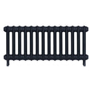 Emmeline I - Pencil Grey Cast Iron Column Radiator H407mm x W961mm 1 Column - Wall Hung