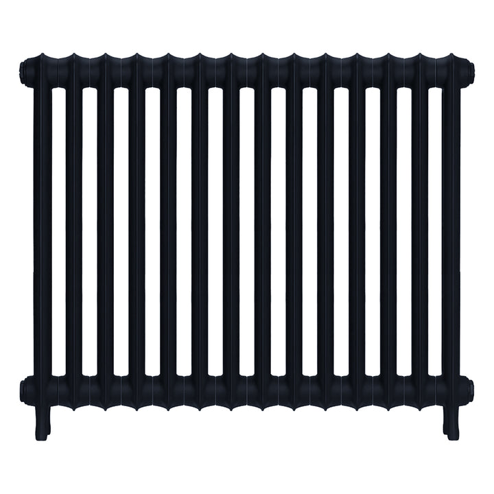 Emmeline I - Pencil Grey Cast Iron Column Radiator H807mm x W961mm 1 Column - Wall Hung